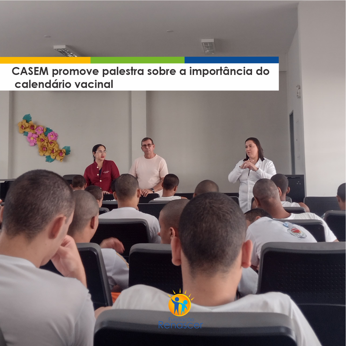 CASEM promove palestra sobre a importância do calendário vacinal