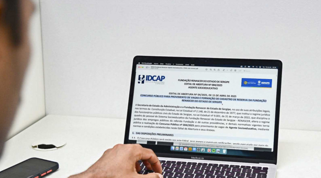 Consulta aos locais de prova do concurso público da Fundação Renascer já está disponível